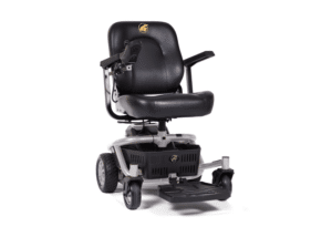 gp162 Silver Satin Power Wheelchair