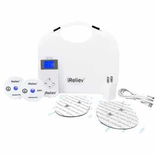 TENS Unit Back Pain Relief System with Conductive Back Wrap from iReliev