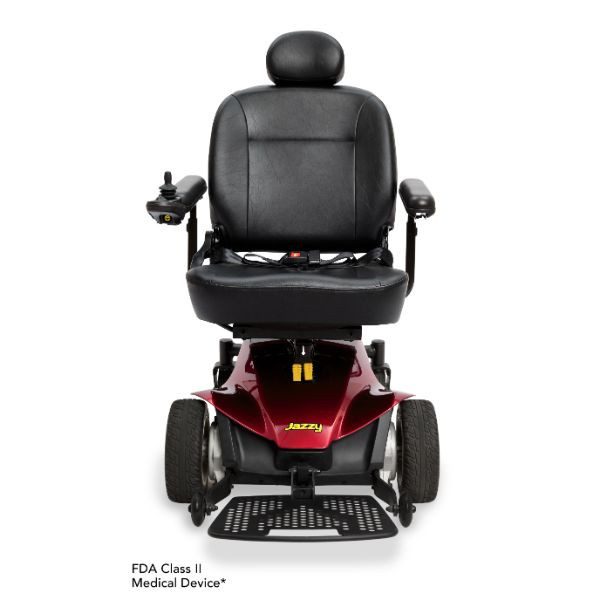 Jazzy ES Portable Red Power Wheelchair