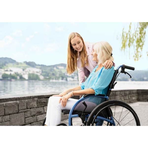 strongback wheelchair outside