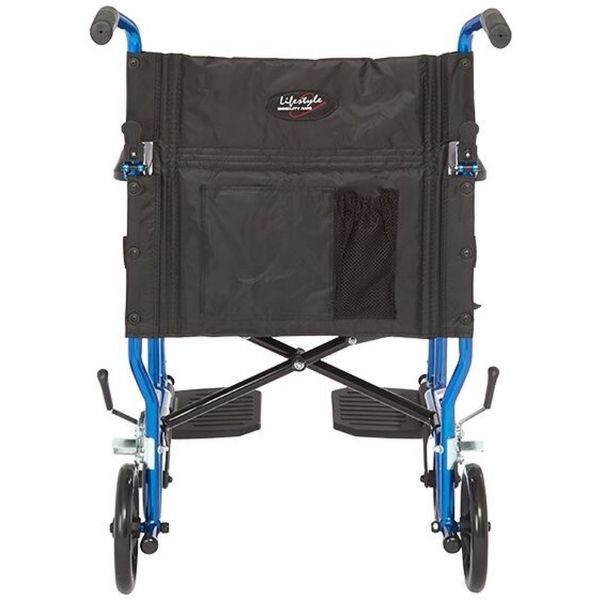 Bacl of L2419 Transport Wheelchair