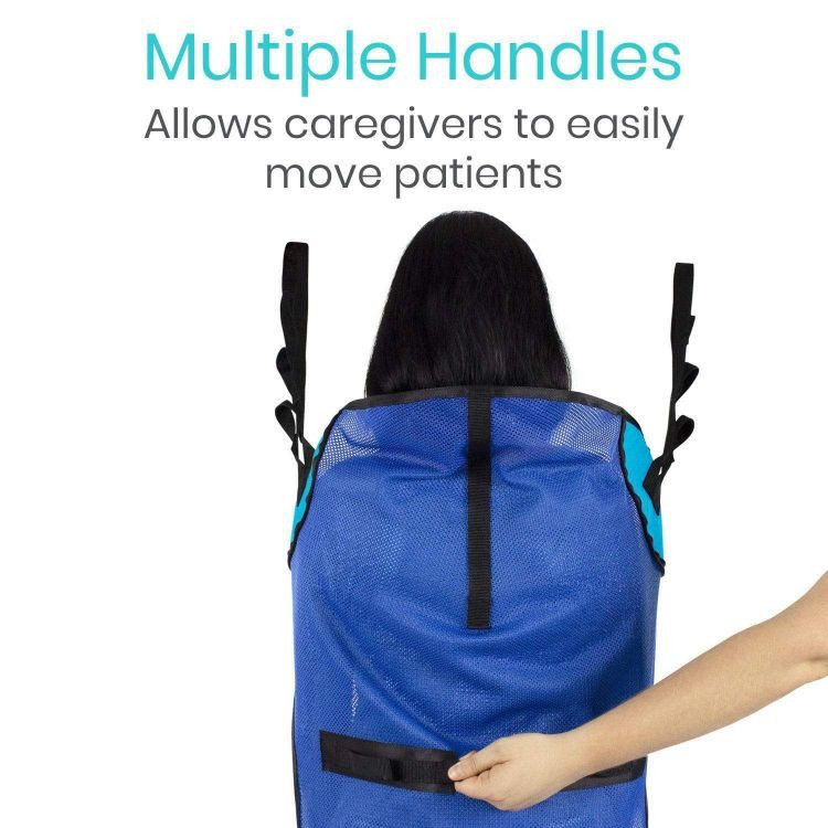 Patient lift with multiple handles