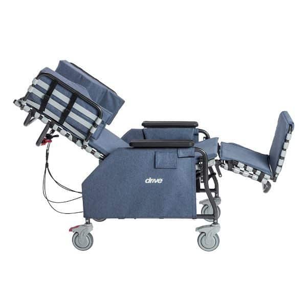 Drive Medical Rose Comfort Max tilt and recline chair with casters