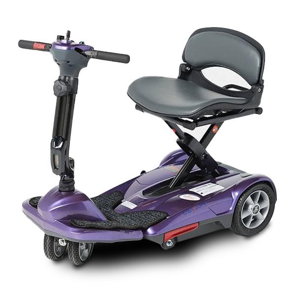 Purple Folding Mobility Scooter