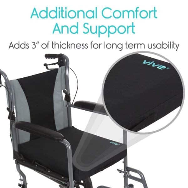Vive Wheelchair Gel Seat Cushion
