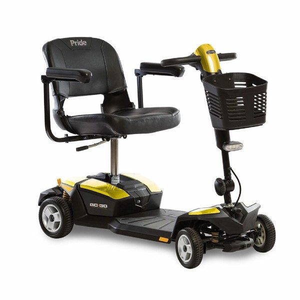 Yellow Mobility Scooter