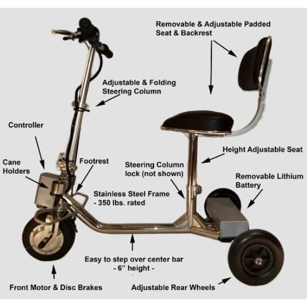 Handyscoot specifications