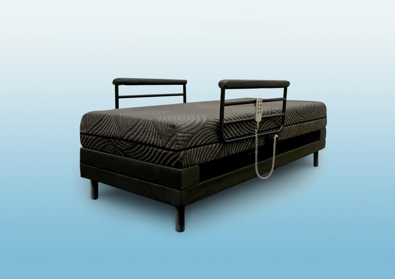 Upbed standing frame bed for elderly