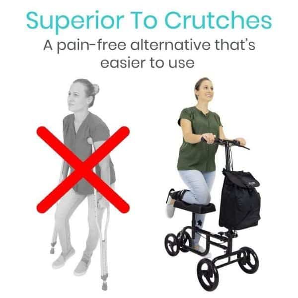 knee walker better than crutches