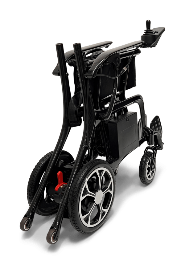 Phoenix power wheelchair folded