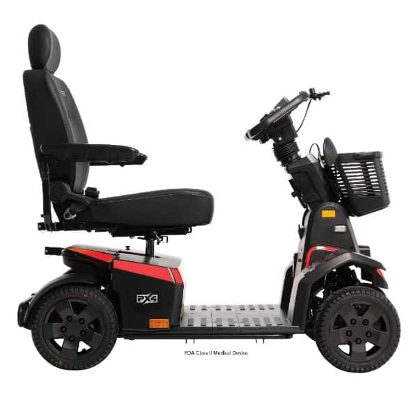 px4-red-right mobility scooter