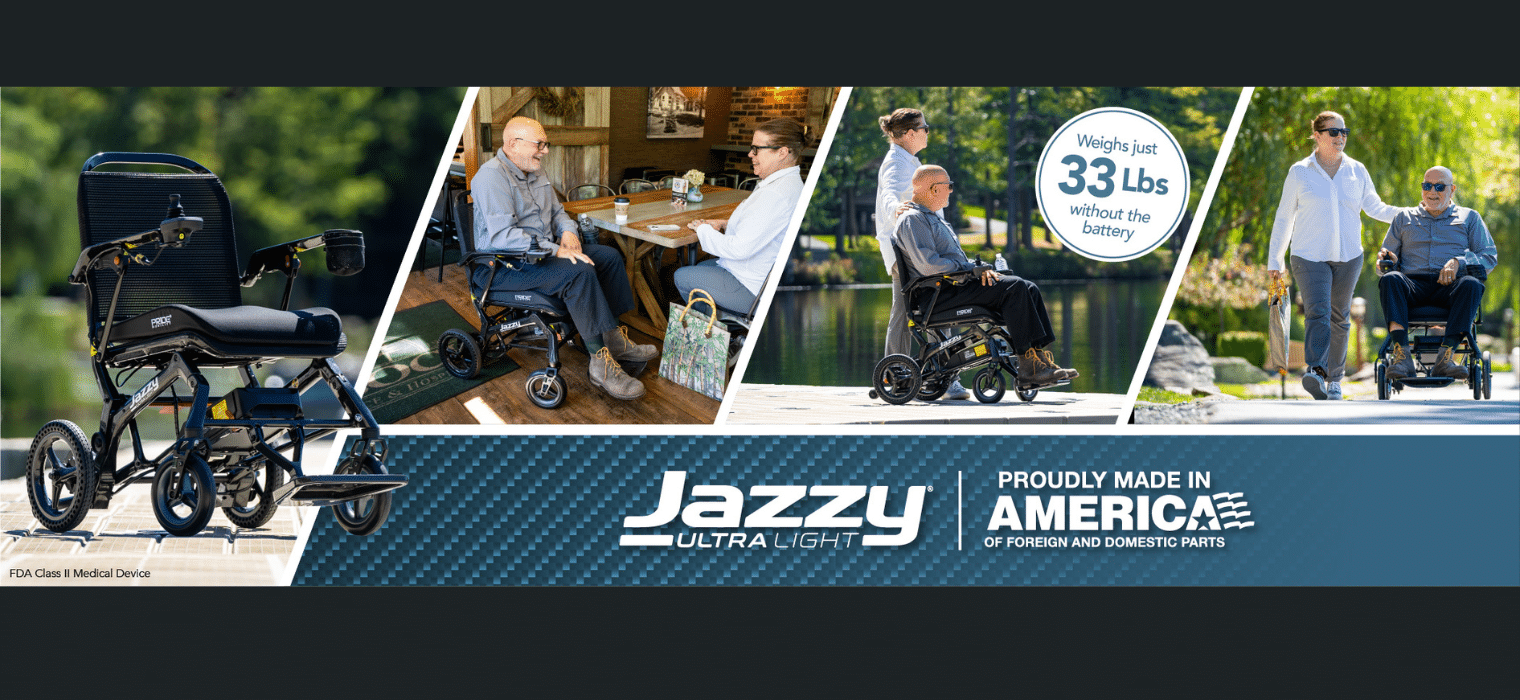 Jazzy Ultralight Folding Mobility Scooter