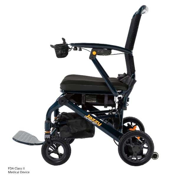 Jazzy® Carbon 27 Ultra-Light Folding Power Wheelchair - Lift