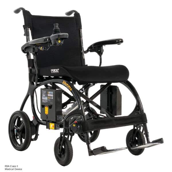 Jazzy Carbon 27X Ultra-Light Folding Power Wheelchair - Lift