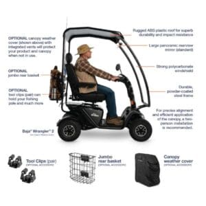 Pride Hard Top Scooter Canopy